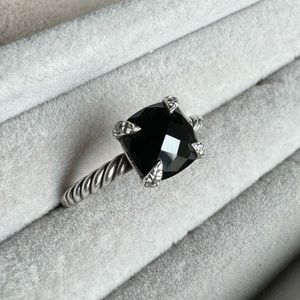 David Yurman Chatelaine Ring - Black Onyx Sz 7